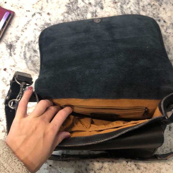 Patricia Nash Black Leather Studded Purse - Picture 3 of 4